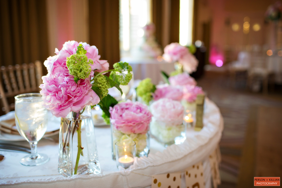 Sweetheart table by Stapleton Floral Design