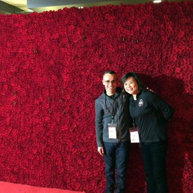 20ft Rose Wall @ Boston Park Plaza