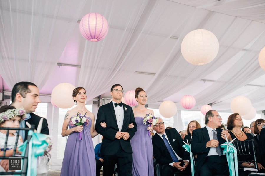 Deanna & Brian's Romantic Summer Wedding at The New England Aquarium, Photographer: Todd Wilson Images