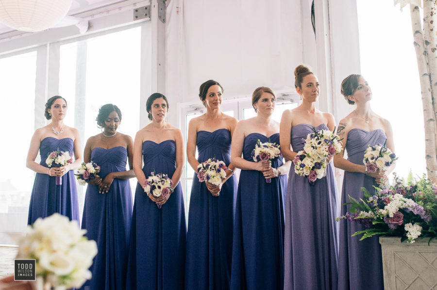 purple bridesmaids dresses