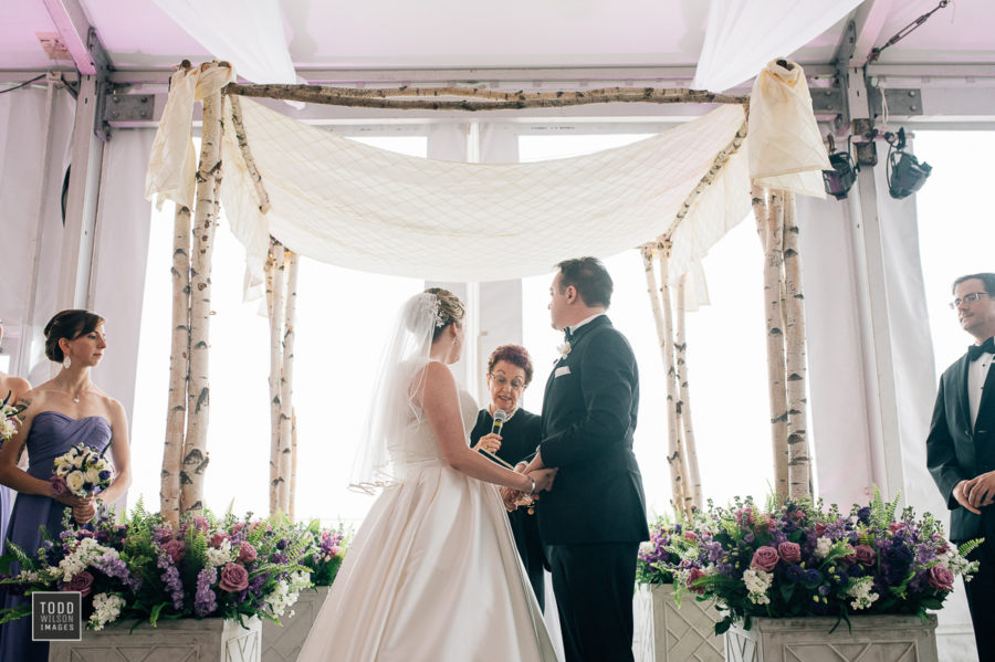 Deanna & Brian's Romantic Summer Wedding at The New England Aquarium, Photographer: Todd Wilson Images