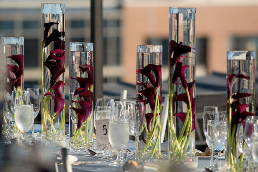 Uniqie wedding floral centerpieces by Stapleton Floral Design