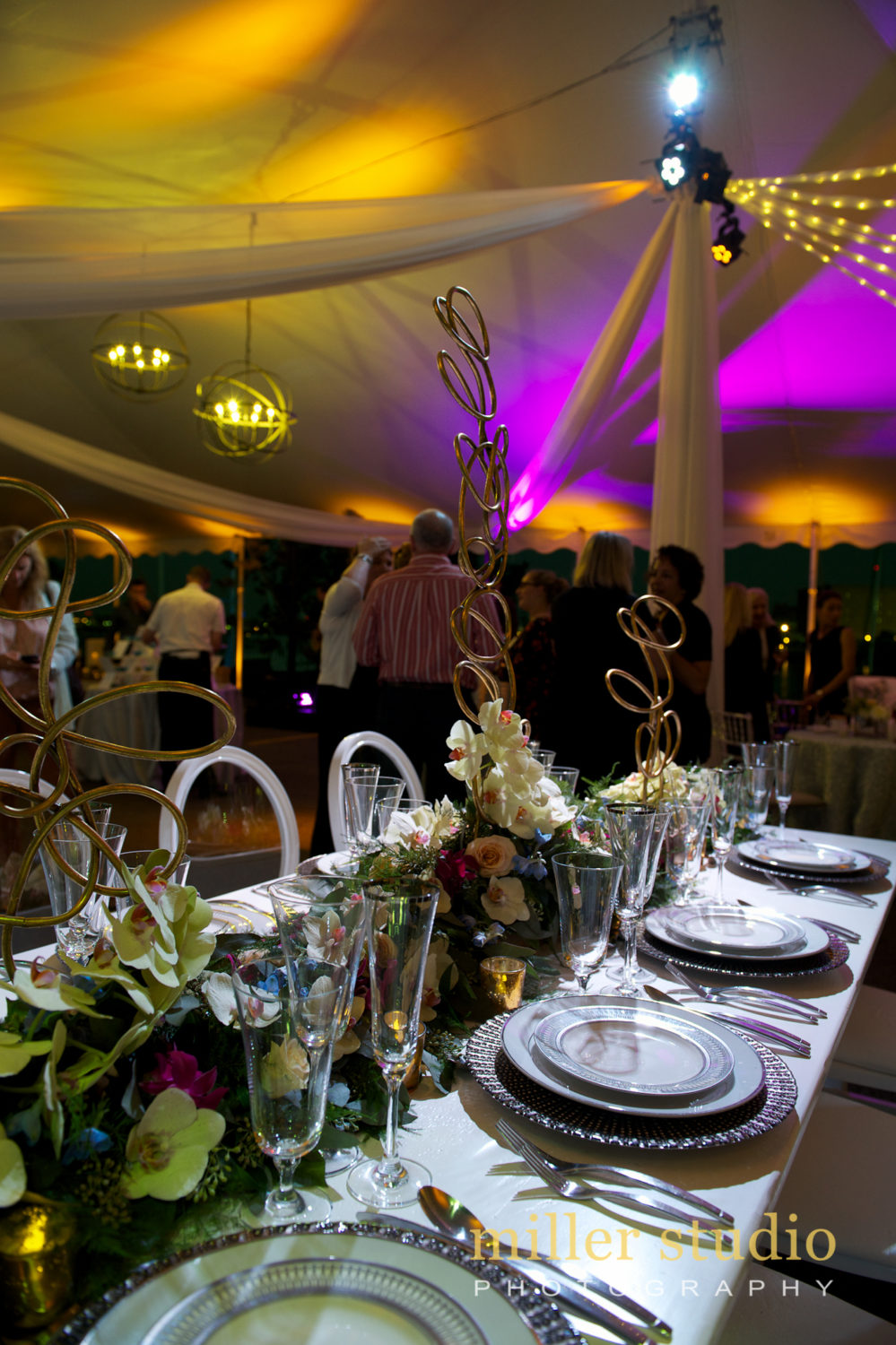 Custom Floral Designs @ The Charlestown Harborwalk, Photographer: Miller Studio Photography