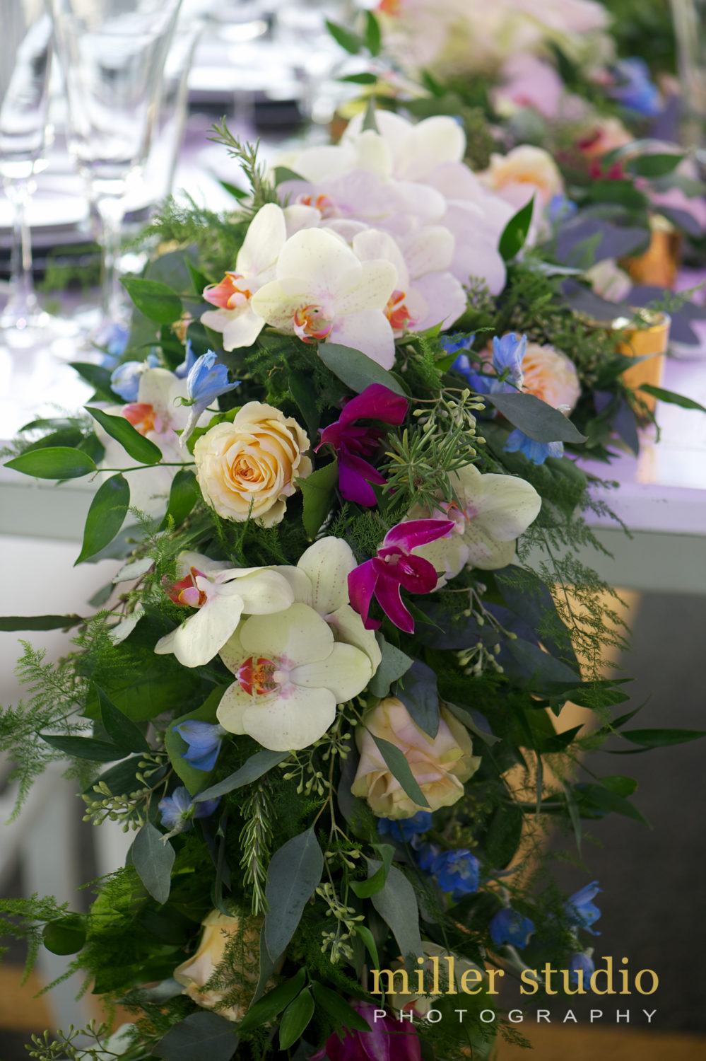 Custom Floral Designs @ The Charlestown Harborwalk, Photographer: Miller Studio Photography