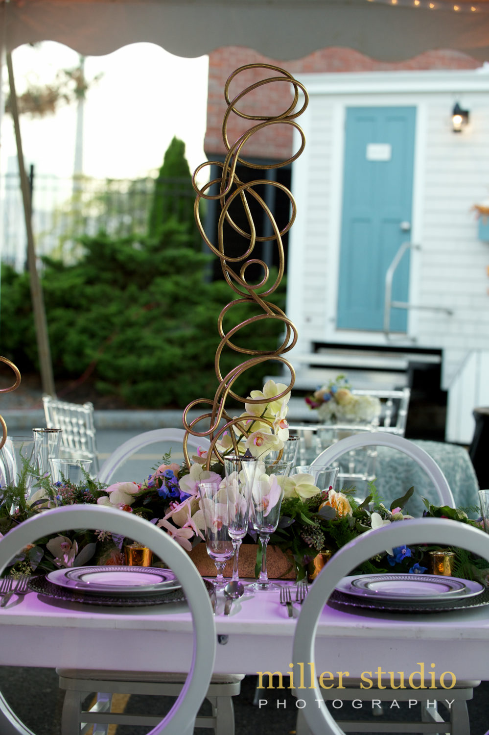 Custom Floral Designs @ The Charlestown Harborwalk, Photographer: Miller Studio Photography