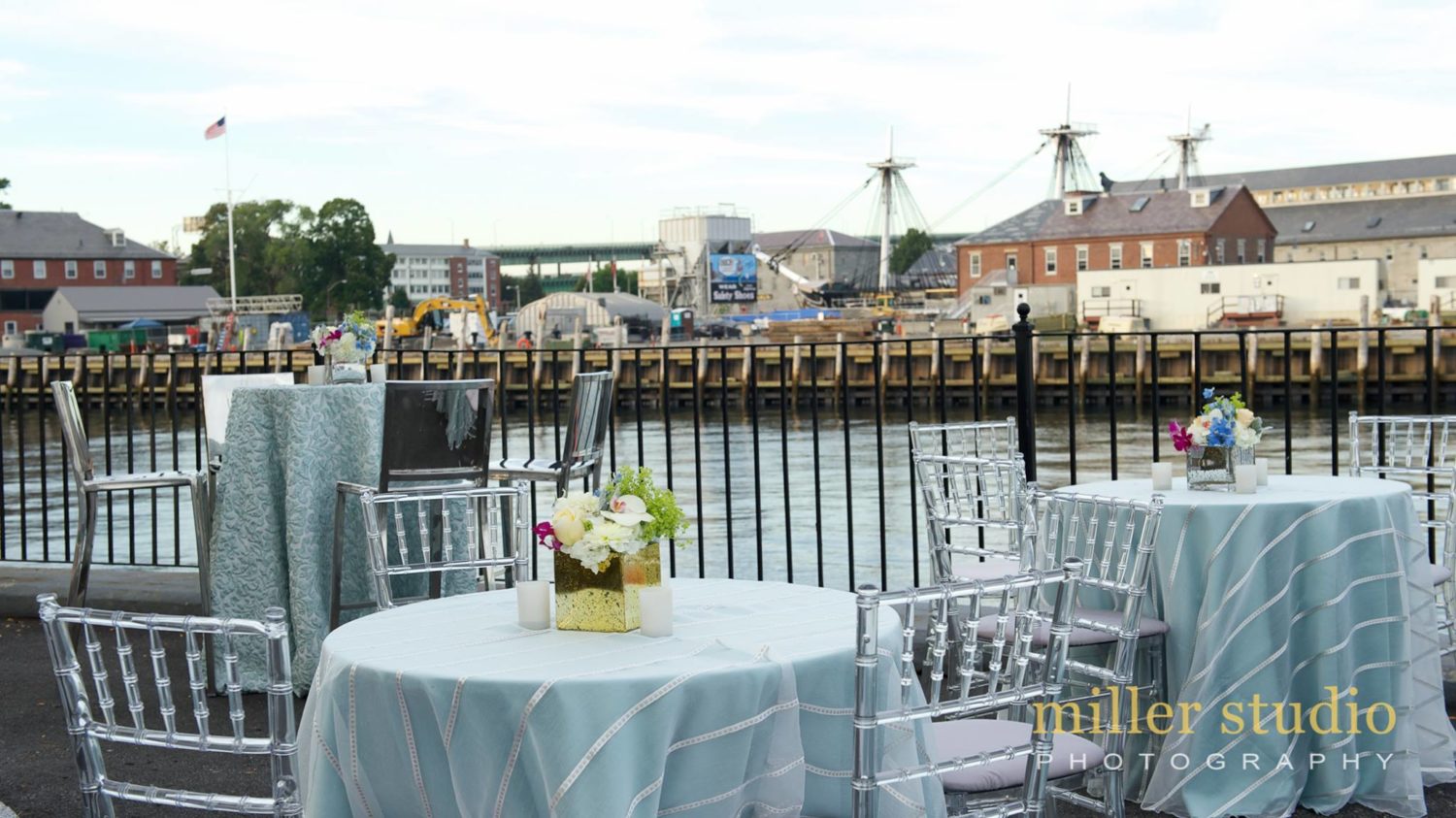 Custom Floral Designs @ The Charlestown Harborwalk, Photographer: Miller Studio Photography