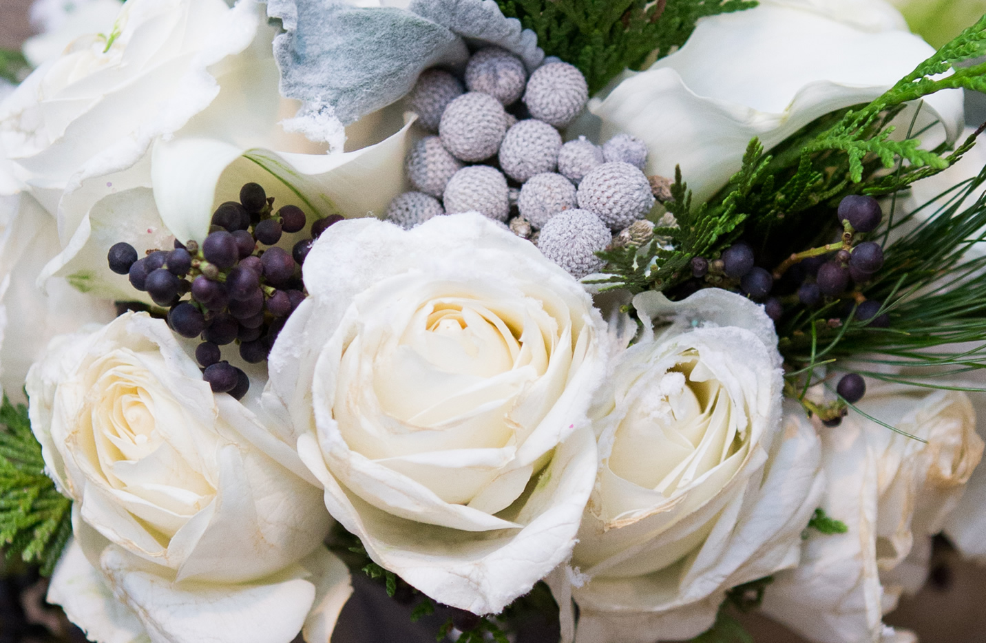 Winter inspired Bridal bouqet by Stapleton Floral Design