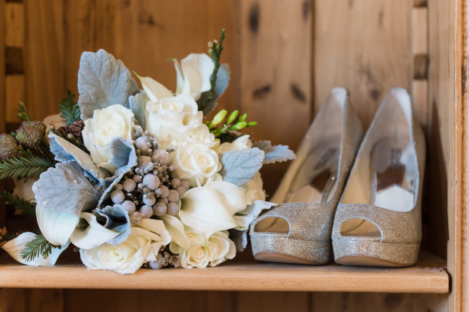 Jacquelyn & John's Holiday Inspired Winter Wedding at The Red Lion Inn, Photographer: Prudente Photography