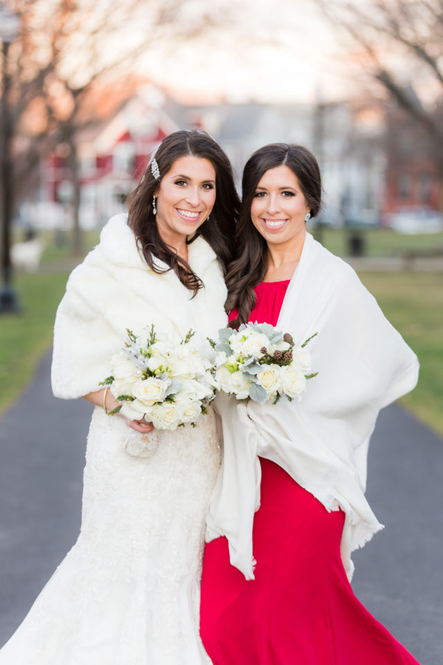 Jacquelyn & John's Holiday Inspired Winter Wedding at The Red Lion Inn, Photographer: Prudente Photography