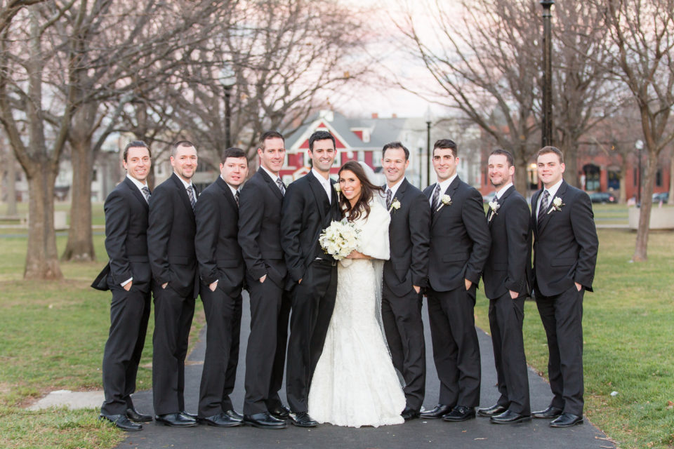 Jacquelyn & John's Holiday Inspired Winter Wedding at The Red Lion Inn, Photographer: Prudente Photography