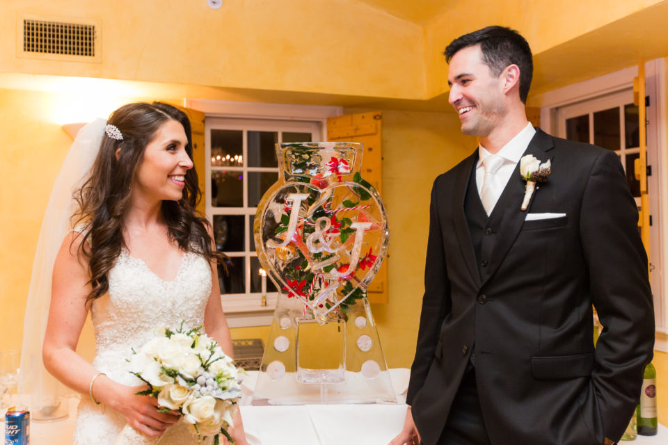 Jacquelyn & John's Holiday Inspired Winter Wedding at The Red Lion Inn, Photographer: Prudente Photography