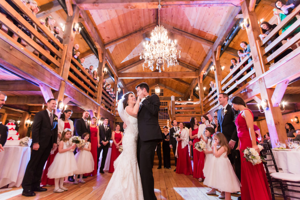 Jacquelyn & John's Holiday Inspired Winter Wedding at The Red Lion Inn, Photographer: Prudente Photography