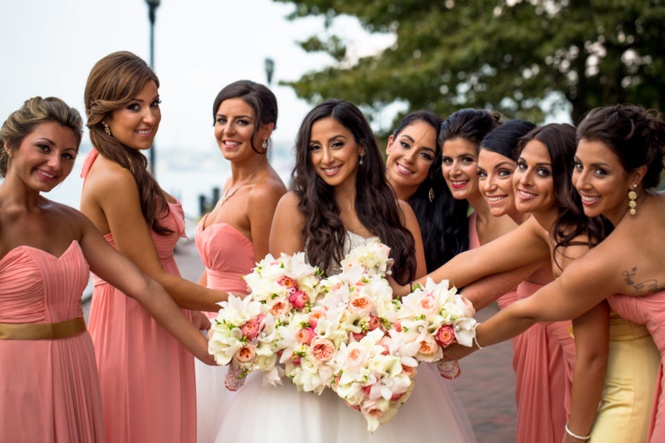 Bridesmaids and bridal bouquets by Stapleton Floral Design