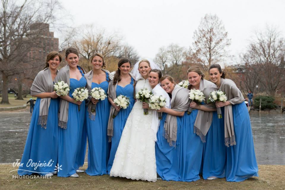 Annie & Brian's Winter Wedding at Boston Frog Pond, Photographer: Jen Osojnicki Photography