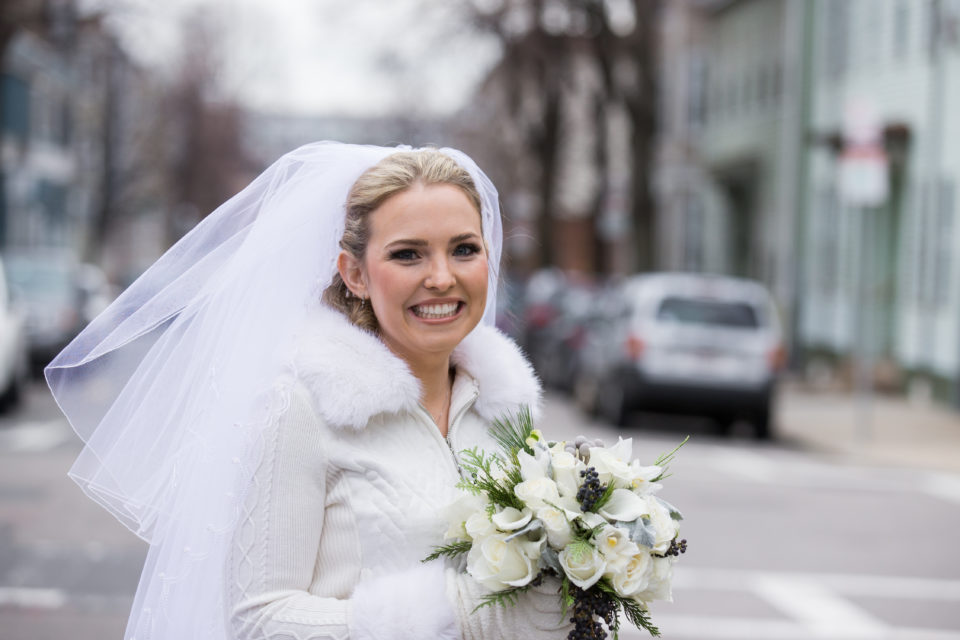 Annie & Brian's Winter Wedding at Boston Frog Pond, Photographer: Jen Osojnicki Photography