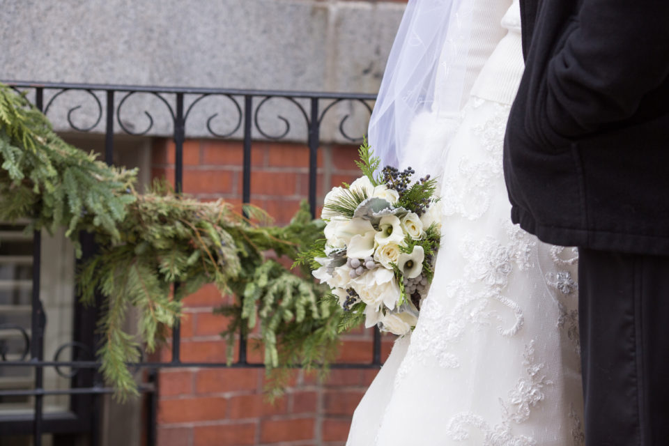 Annie & Brian's Winter Wedding at Boston Frog Pond, Photographer: Jen Osojnicki Photography