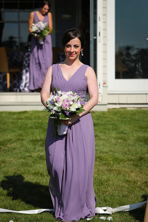 Callie & Tyler's Waterfront Summer Wedding in Knnebunckport, ME. Photographer: Clark + Walker Studio