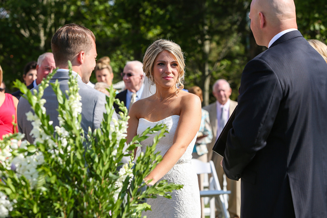 Callie & Tyler's Waterfront Summer Wedding in Knnebunckport, ME. Photographer: Clark + Walker Studio