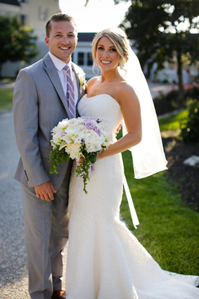 Callie & Tyler's Waterfront Summer Wedding in Knnebunckport, ME. Photographer: Clark + Walker Studio