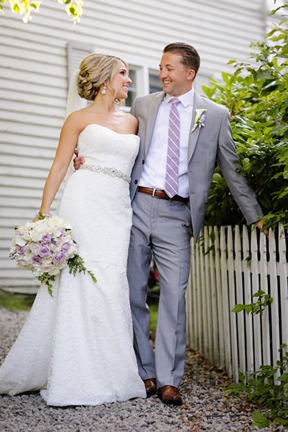 Callie & Tyler's Waterfront Summer Wedding in Knnebunckport, ME. Photographer: Clark + Walker Studio