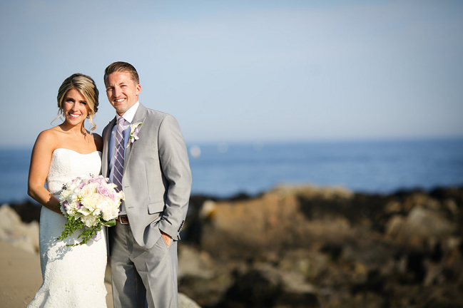 Callie & Tyler's Waterfront Summer Wedding in Knnebunckport, ME. Photographer: Clark + Walker Studio