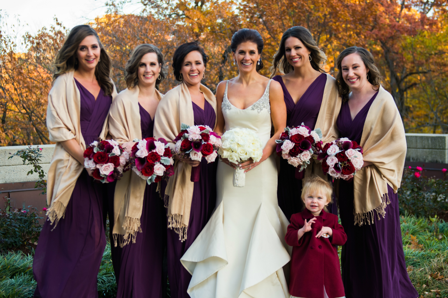 Sarah & Drew's Autumn Elegance Wedding at Alden Castle, Photographer: Karen Kelly Photography