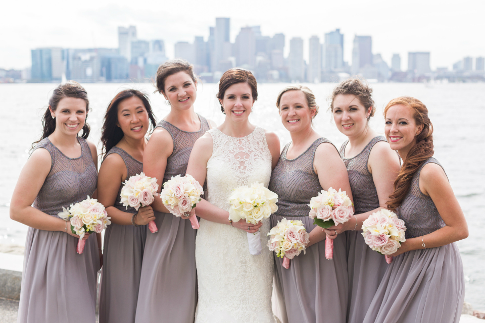 Maddie & Bo's Elegant Waterfront Wedding at The Hyatt Regency Boston, Photographer: Anna Lee Photography