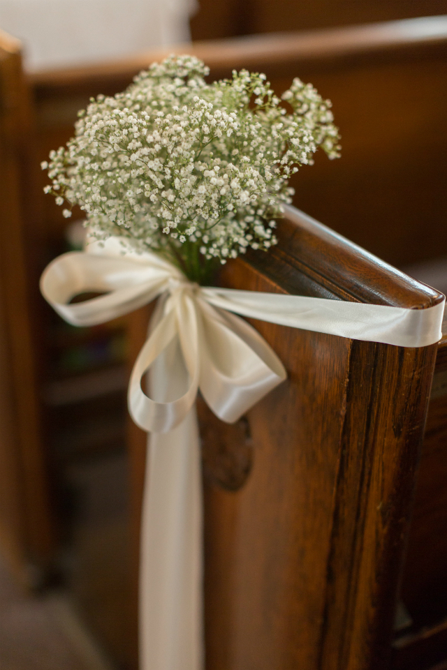 baby breath wedding piece by Stapleton Floral Design