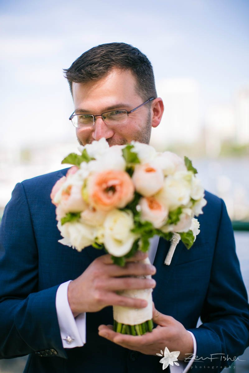 Ronny & Joey's Cambridge Wedding at The Royal Sonesta Hotel, Photography by Zev Fisher