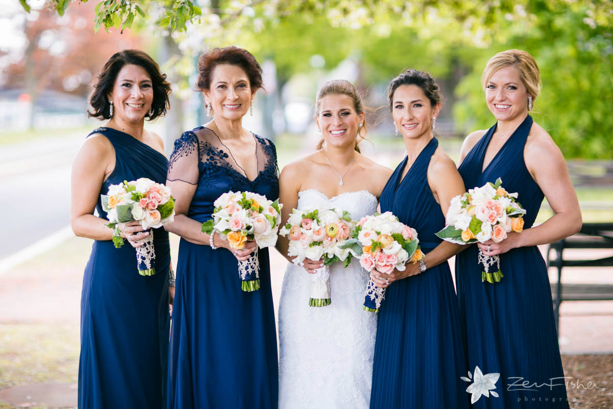 brideasmaids navy dresses