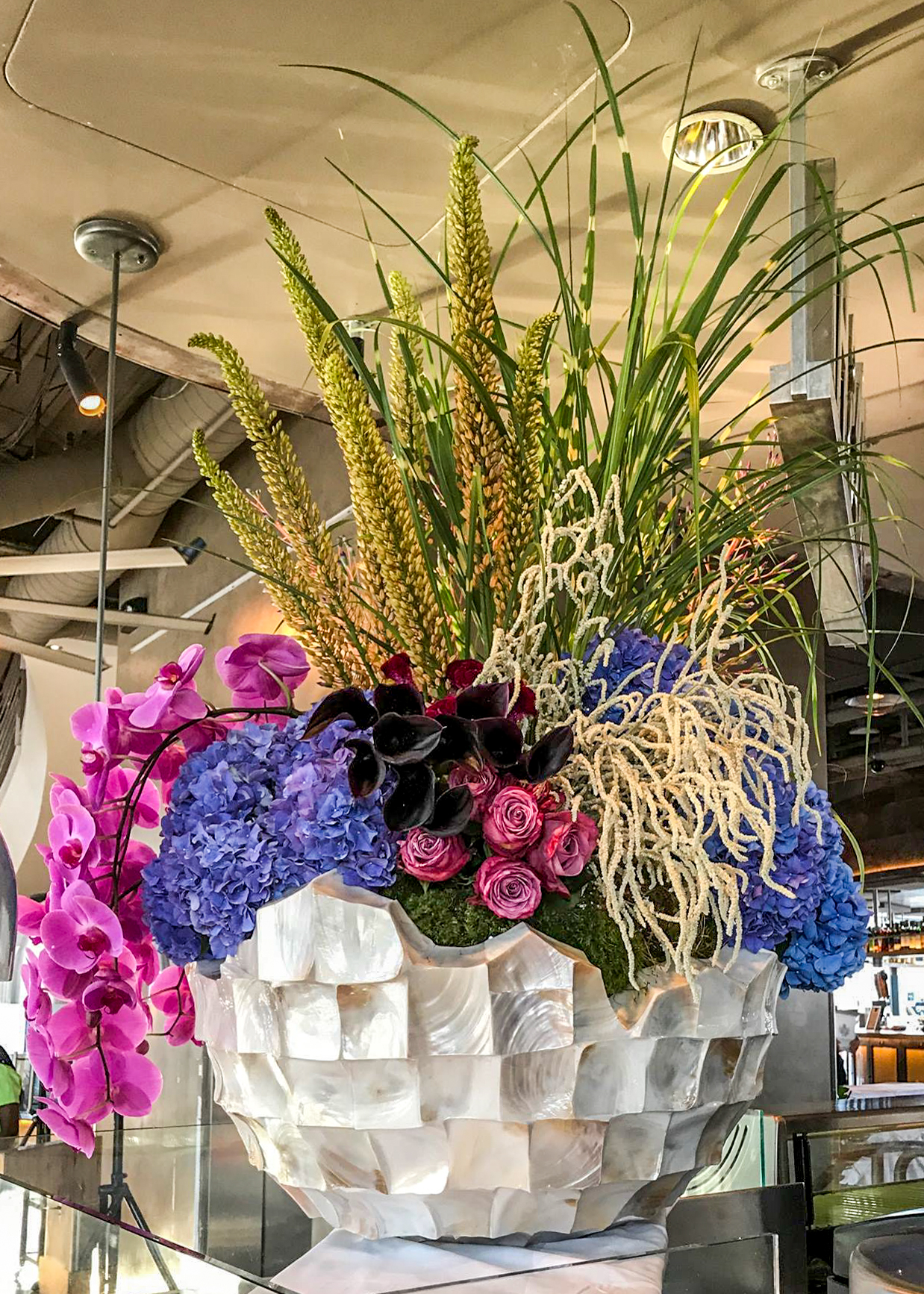 Gorgeous event display by Stapleton Floral Design