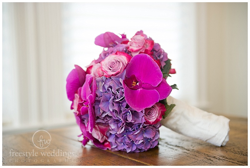 jewel tone bridal bouquet by Stapleton Floral Design