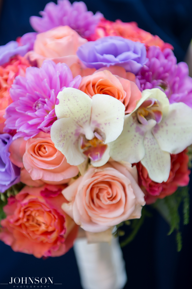 jewel tone bridal bouquet by Stapleton Floral Design
