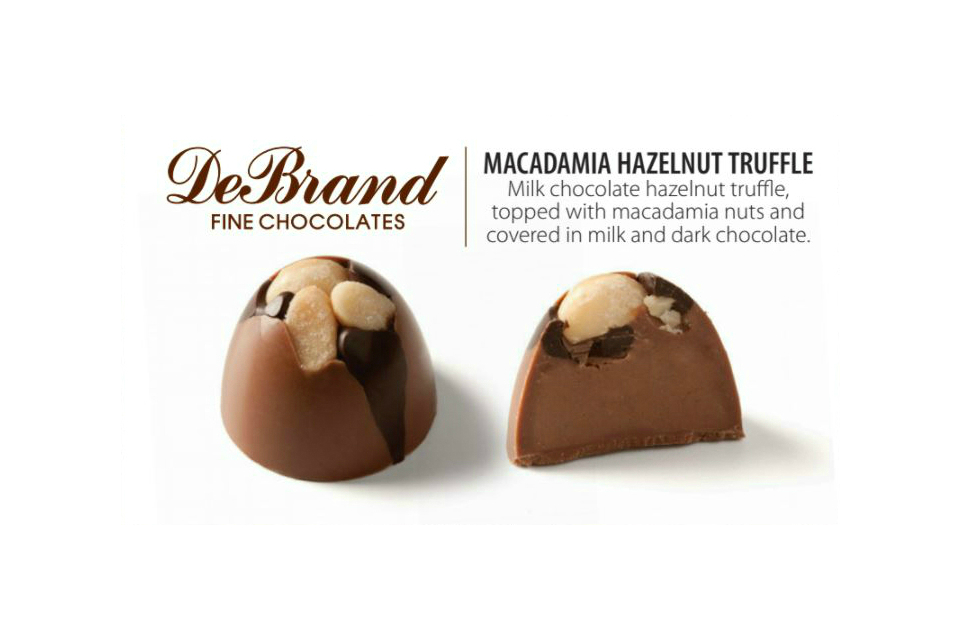 DeBrand Macadamia Hazelnut Truffle