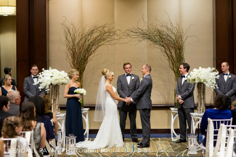 Kelsie & Andrew's Hyatt Regency Boston Harbor Wedding. Photographer: Kendall Pavan Photography