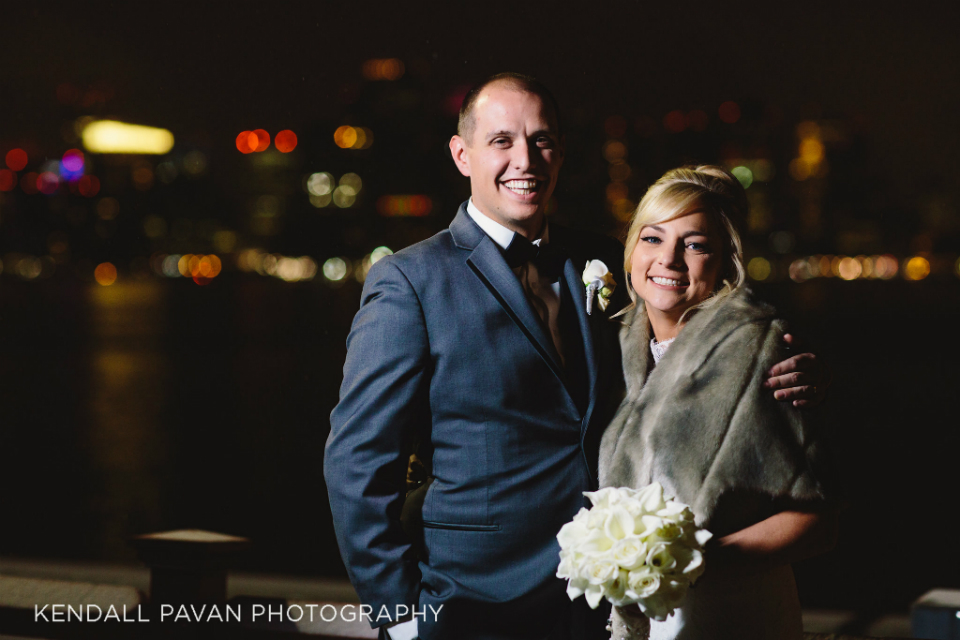 Kelsie & Andrew's Hyatt Regency Boston Harbor Wedding. Photographer: Kendall Pavan Photography