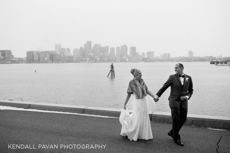 Kelsie & Andrew's Hyatt Regency Boston Harbor Wedding. Photographer: Kendall Pavan Photography