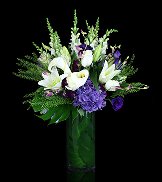 Blanc Amethyst Sympathy Vase