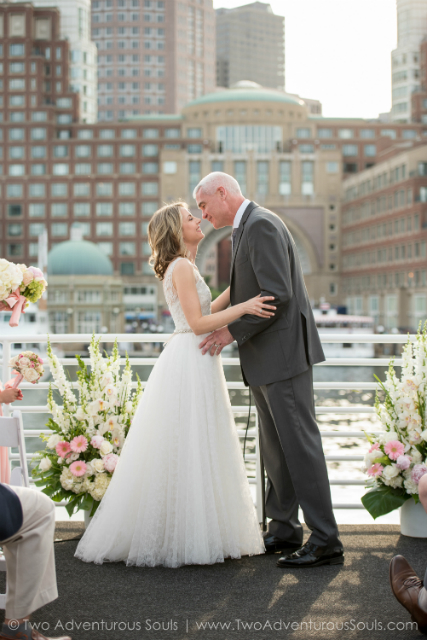 Melissa & Michael's Summer Wedding on the Boston Seaport Elite Yacht