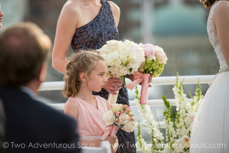 Melissa & Michael's Summer Wedding on the Boston Seaport Elite Yacht
