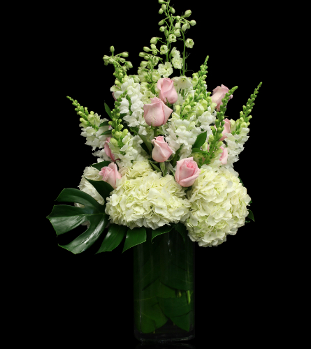 Blanc Pastel Pink Sympathy Vase