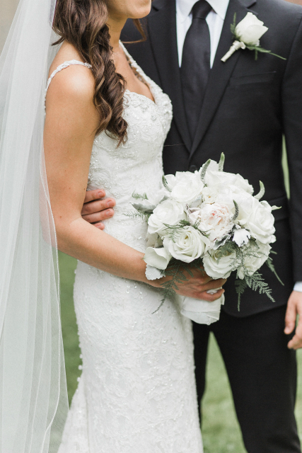 bride and groom wedding photo