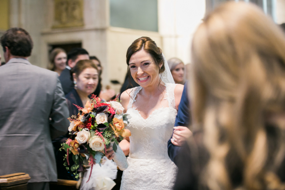 Kaitlin & Christopher's Autumn Wedding at The Seaport Hotel Boston, Photographer: Sweet Alice Photography