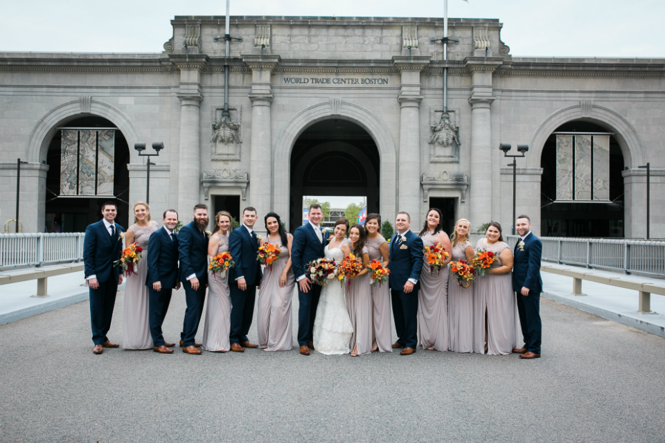 Kaitlin & Christopher's Autumn Wedding at The Seaport Hotel Boston, Photographer: Sweet Alice Photography