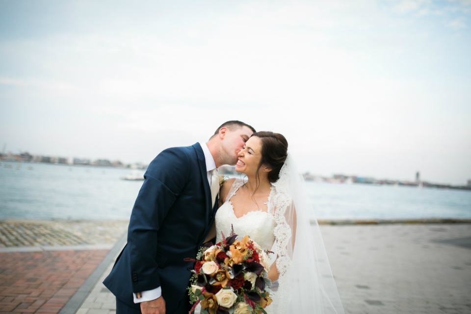 Kaitlin & Christopher's Autumn Wedding at The Seaport Hotel Boston, Photographer: Sweet Alice Photography