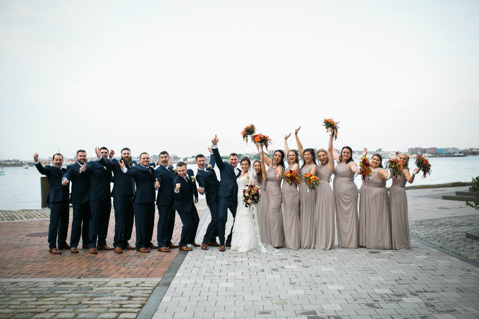 Kaitlin & Christopher's Autumn Wedding at The Seaport Hotel Boston, Photographer: Sweet Alice Photography