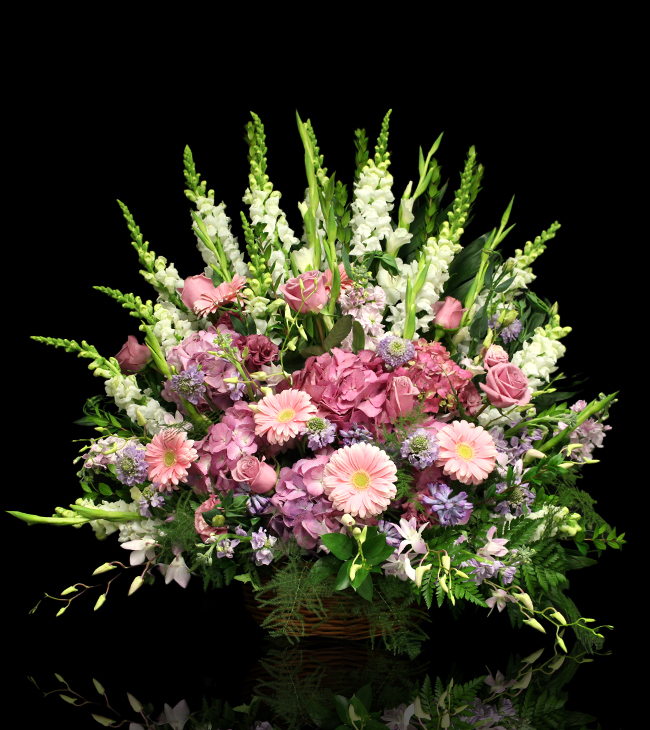 Pastel Sympathy Basket