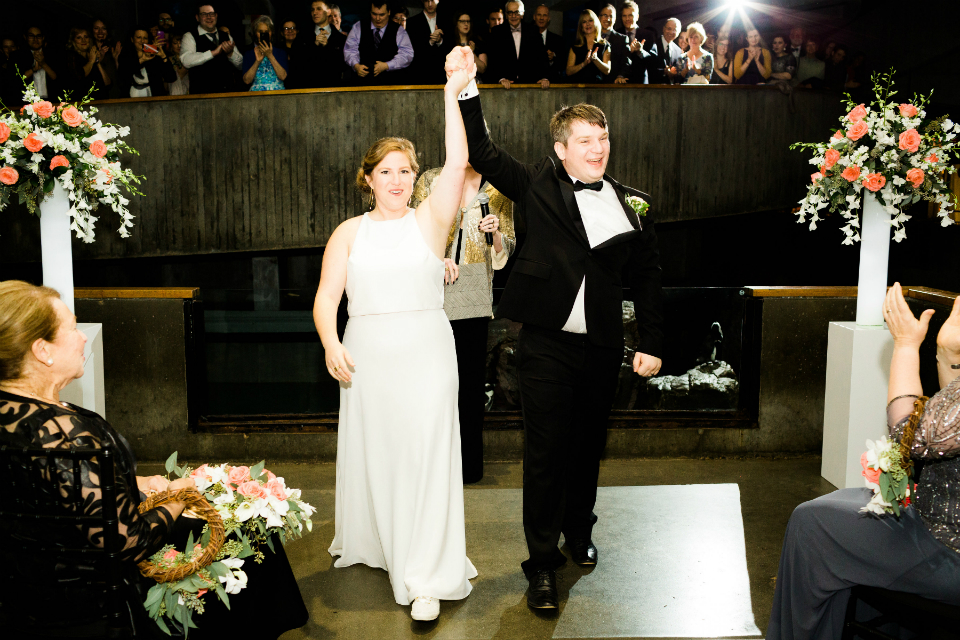 Wedding at the New England Aquarium