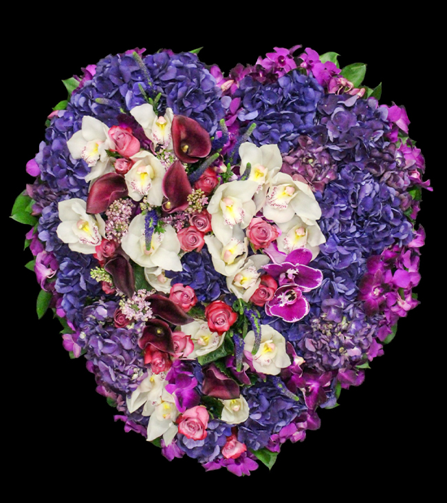 Jewel Solid Sympathy Heart