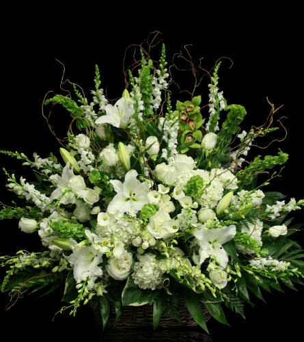 Blanc Lily Sympathy Basket